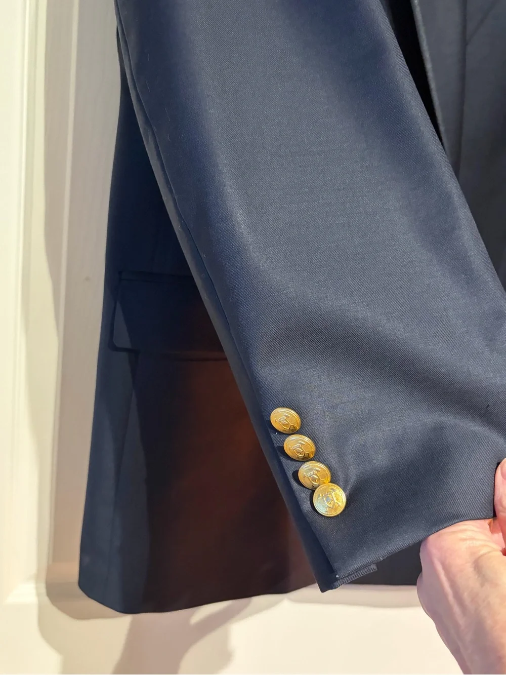 Lauren Ralph Lauren Navy Two-Button Sport Coat